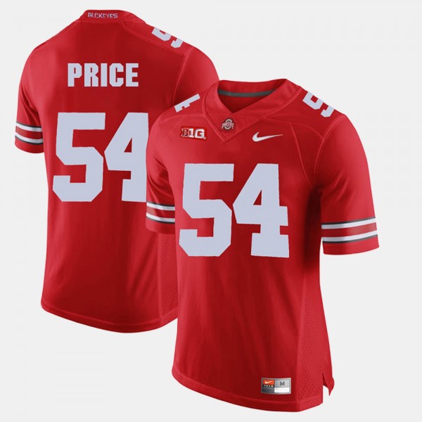 Ohio State Buckeyes Billy Price Men's #54 Game Alumni Scarlet College Football Jersey 2404XKEP5